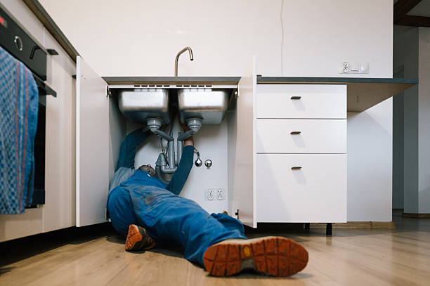 Professional Leak Detection technician working in Oldwick, NJ